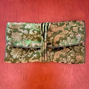 Beautiful silk jewelry case